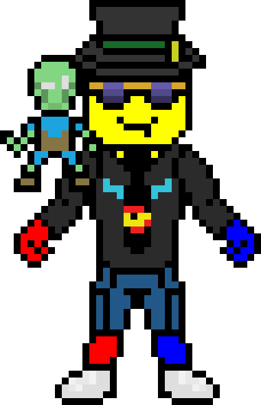 C00lskel3ton95 My Roblox Character By Aplawesome Pixel Art Maker