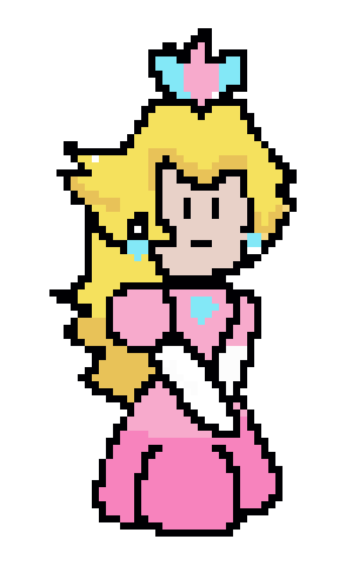 Princess Peach Pixel Art Maker