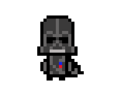 Kawaii Darth Vader Pixel Art Maker