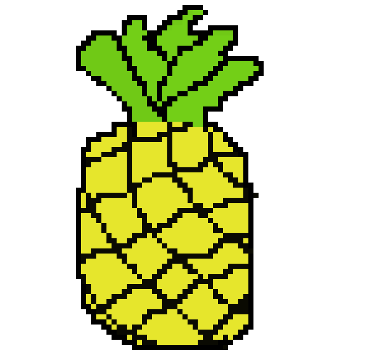 Cocos Pineapple Pixel Art Maker