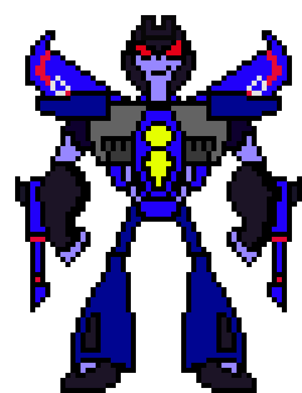 Transformers Animated Thundercracker Pixel Art Maker