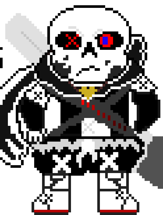 Xross Ink Sans He Is Still Aggressively Taps His Foot