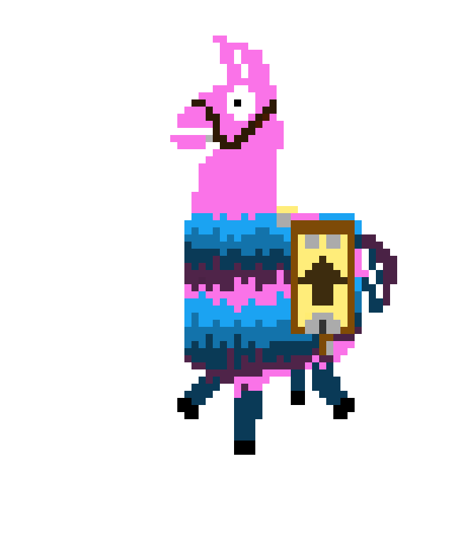 Llama Fortnite Pixel Art Maker