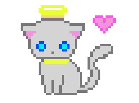Angel Cat Pixel Art Maker