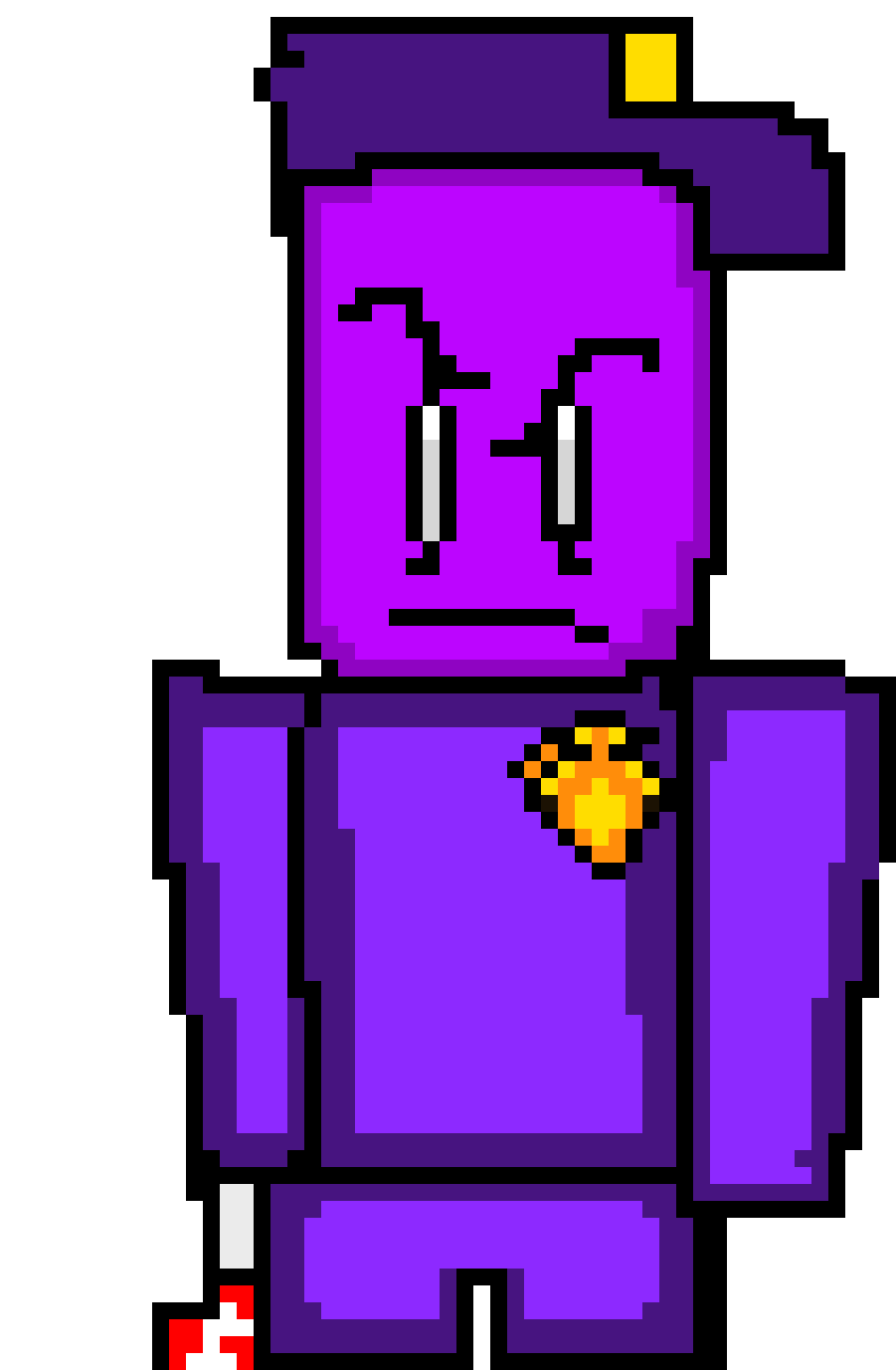 Purple Guy Roblox Edition Pixel Art Maker