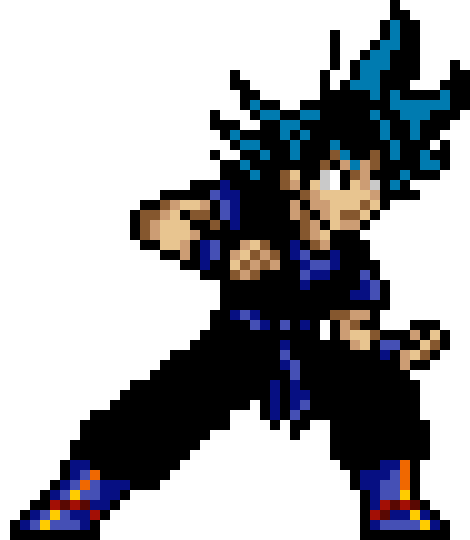 Dragon Ball Z Goku Pixel Art Maker