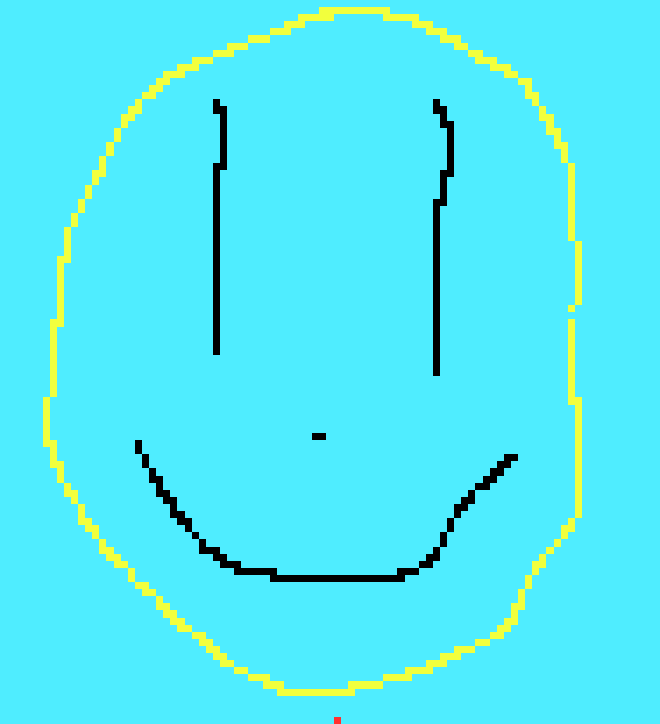Smiley Face Pixel Art Pixel Art Maker