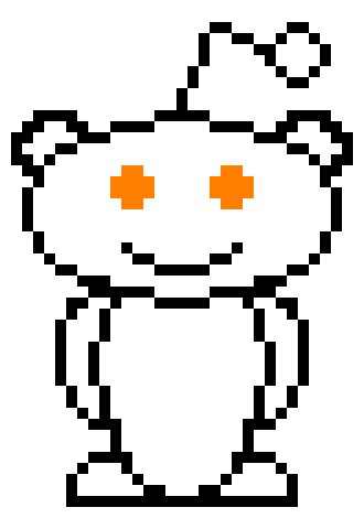Reddit Logo Pixel Art Maker