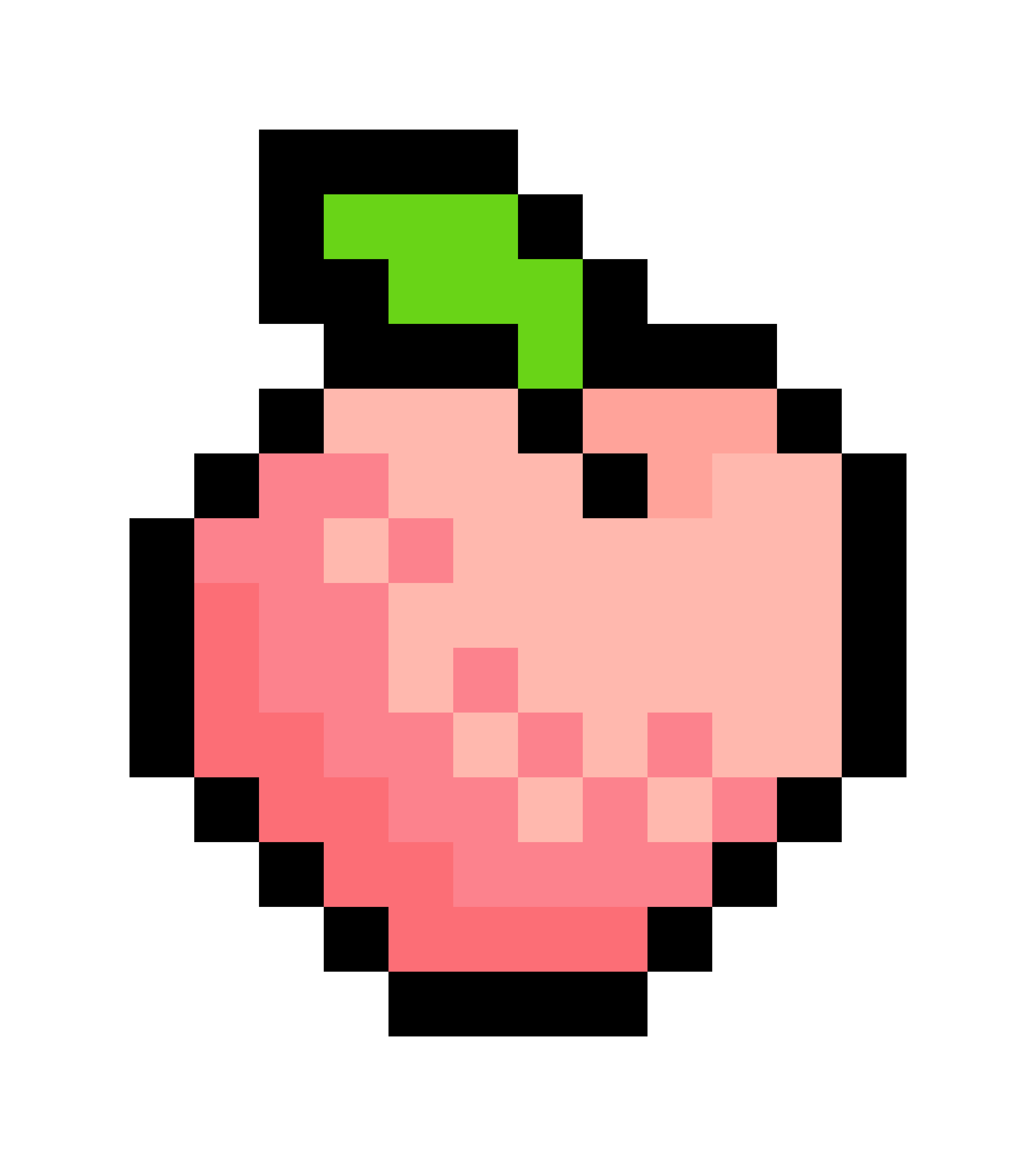 Pixel Art Peach