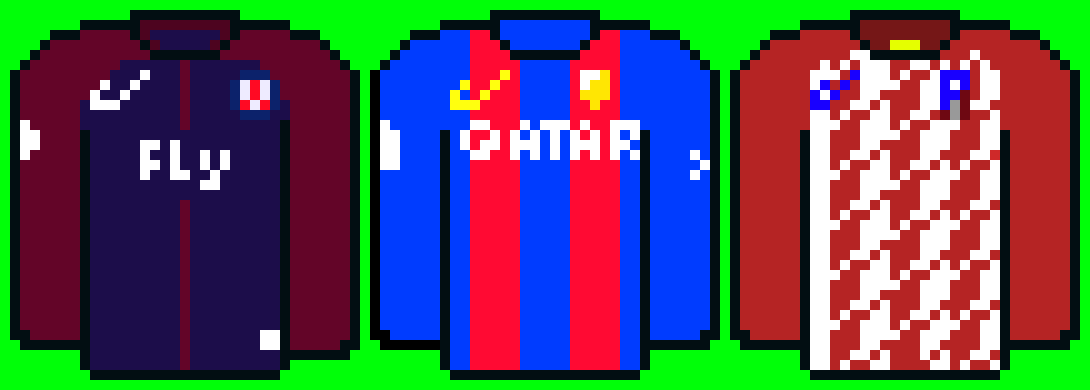 Psg Barça Adm Pixel Art Maker