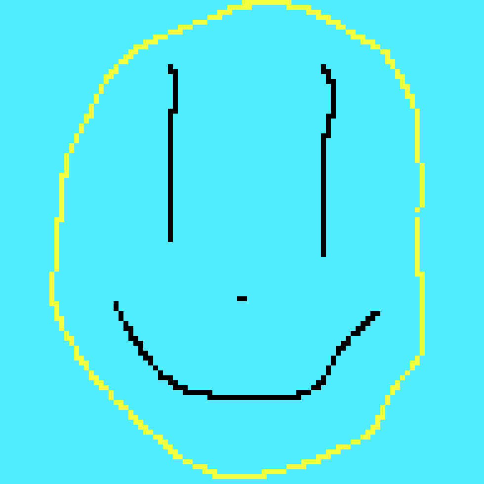 Smiley Face Pixel Art Pixel Art Maker