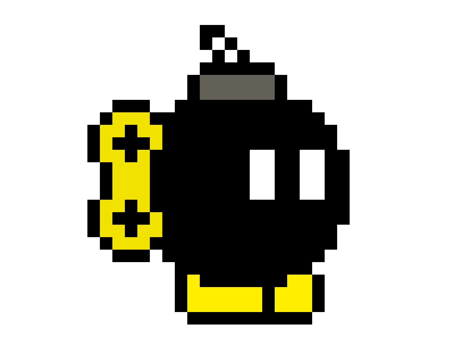 Featured image of post Pixel Art Mario Bomb / 407 (sans le fond, que le personnage) patron.