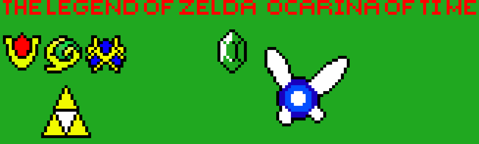Legend Of Zelda Ocarina Of Time Pixel Art Maker