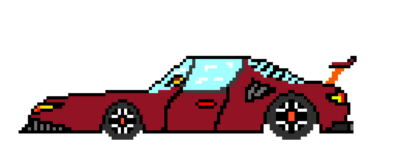 Sports Car Pixel Art Maker