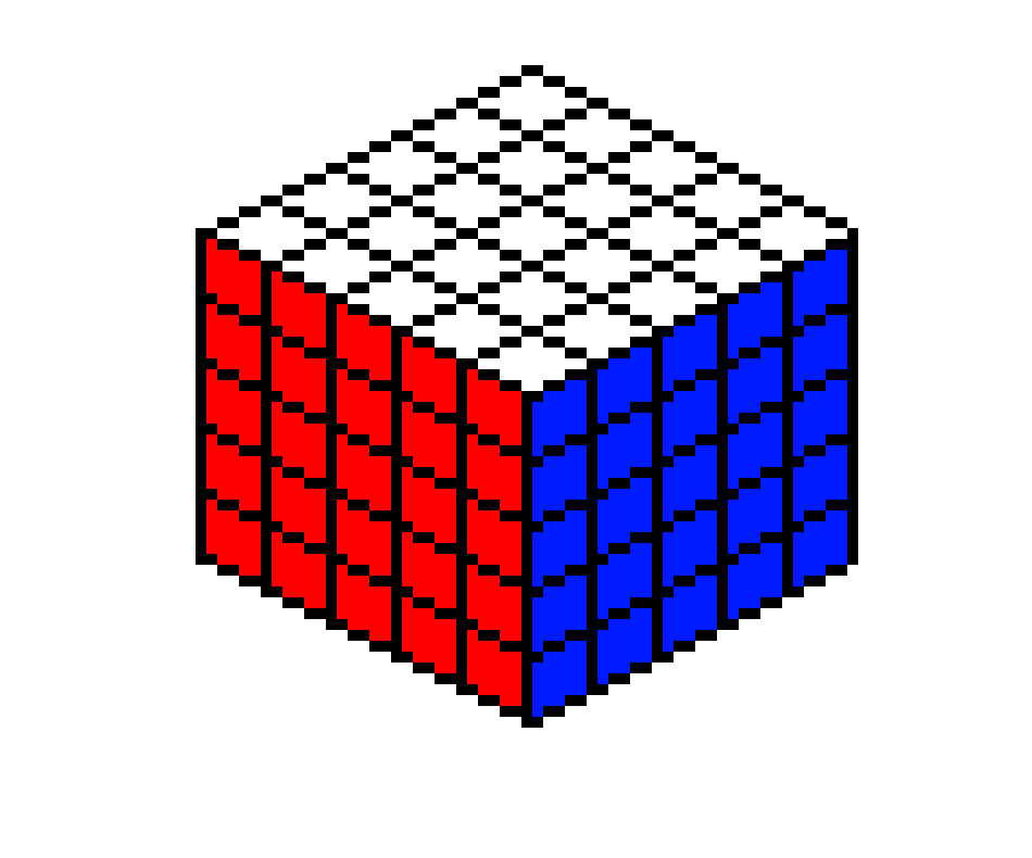 Rubik S Cube 5x5x5 Pixel Art Maker