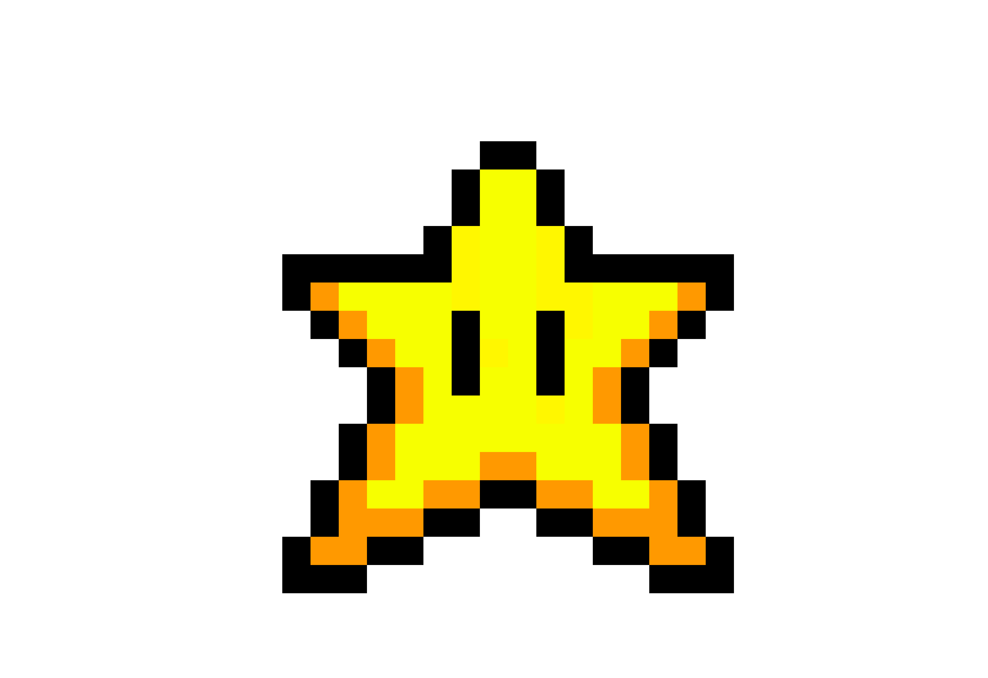 Estrella Star Mario Bros Videojuego Pixel Art Patterns Pixel | My XXX