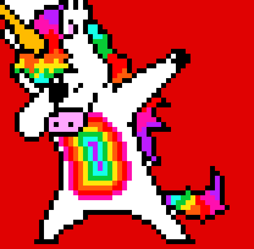 Licorne Dab Pixel Art Maker
