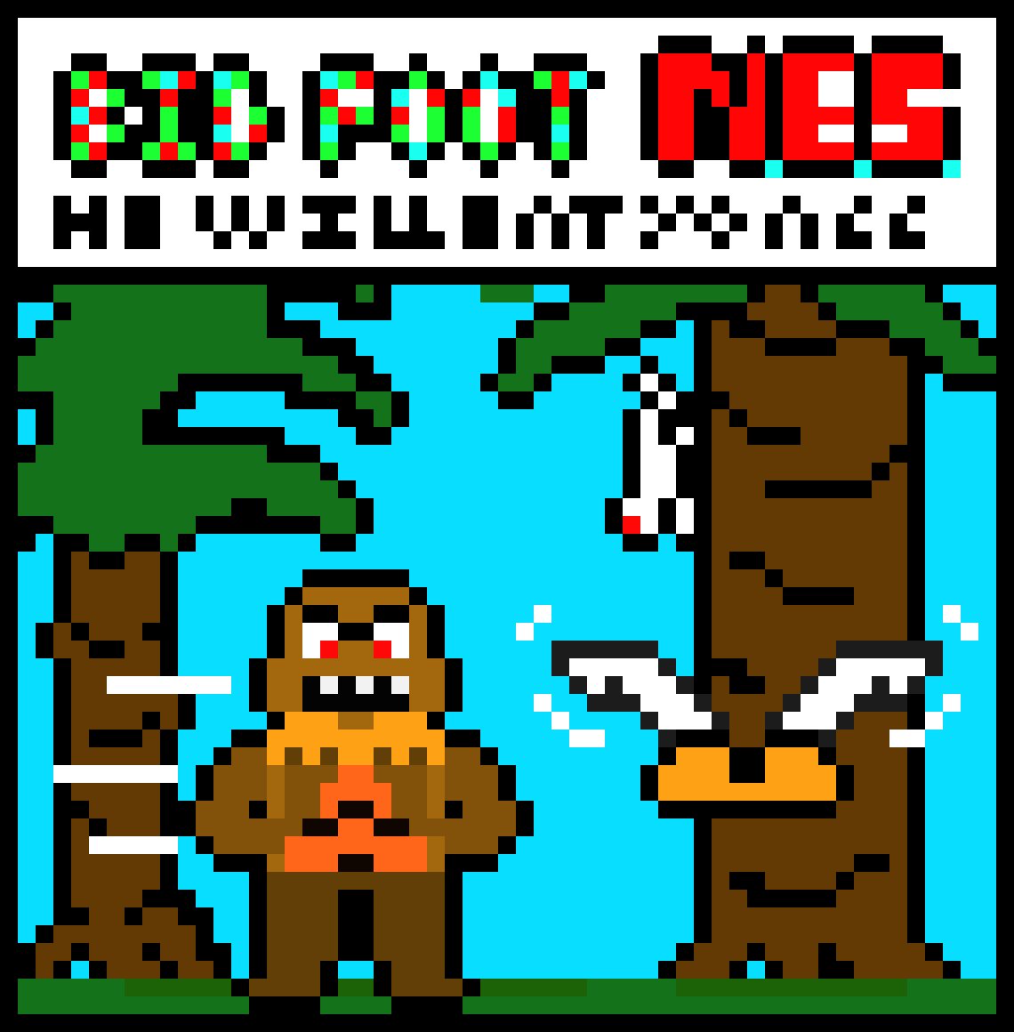 Bigfoot Nes Pixel Art Maker