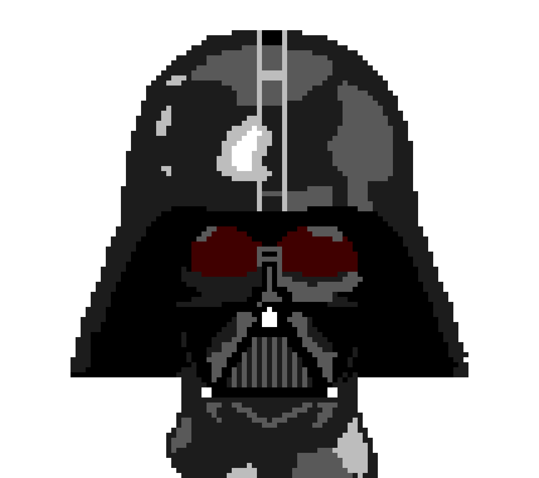 Darth Vader Mask Pixel Art Maker