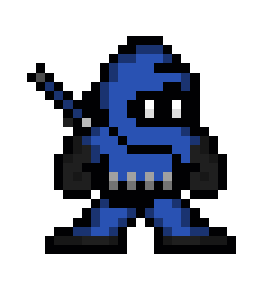 Blue Ninja Pixel Art Maker