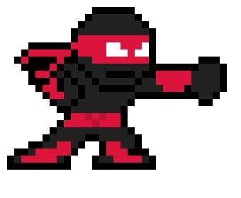 Ninja Punch Pixel Art Maker