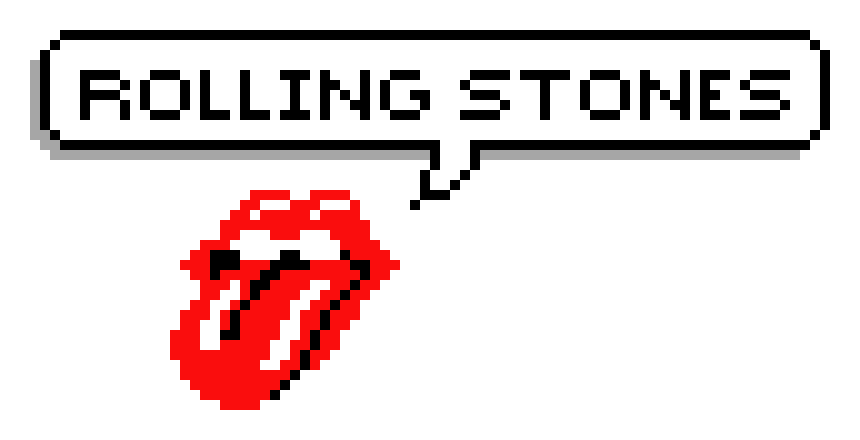 Rolling Stones Pixel Art Maker