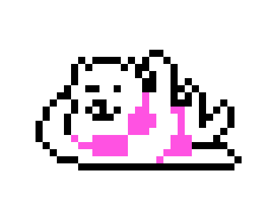 Annoying Dog In Bikini Pixel Art Maker