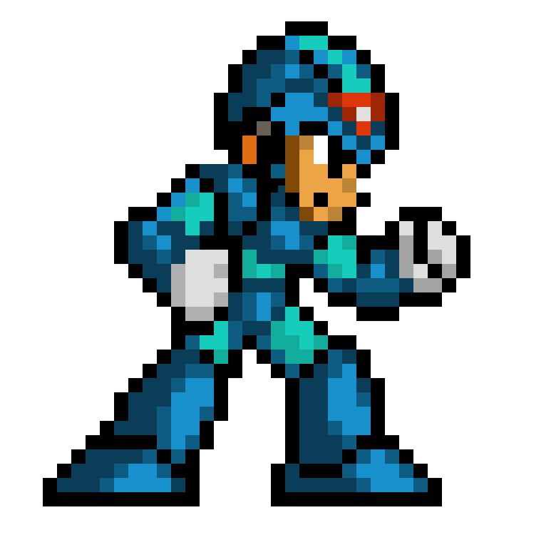 Megaman X Movement Sprite List Hd Sprite Pixel Art Game Sprite - Vrogue
