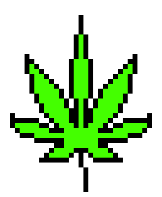 pixel art weed